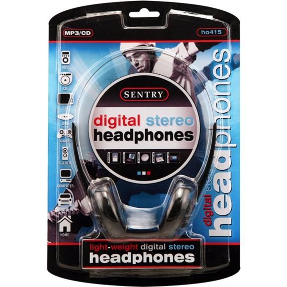 Sentry HO415 Lightweight Digital Stereo Headphones - Picture 2 of 2
